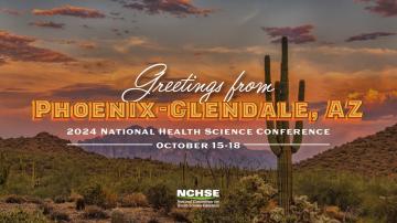 The 2024 National Health Science Conference is October 15-18, 2024 in Phoenix, AZ