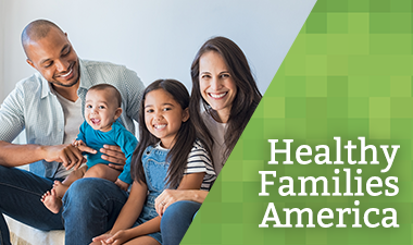 Healthy Families America button