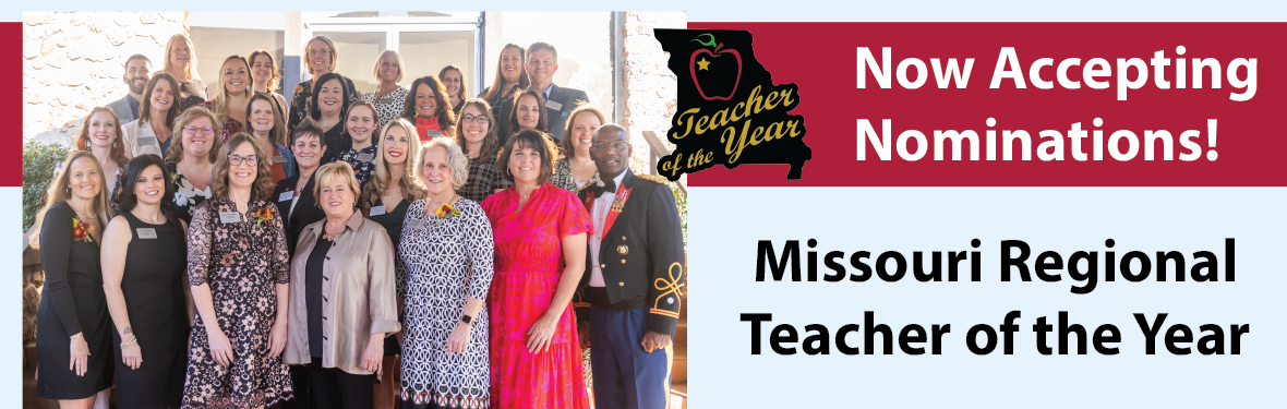 Missouri Regional Teacher of the Year is now accepting nominations 