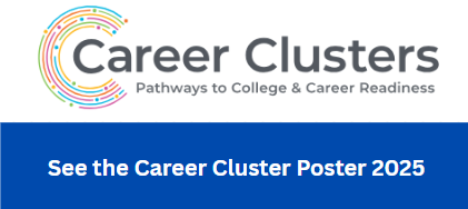Career Clusters: Pathways to College and Career Readiness. See the Career Cluster Poster 2025