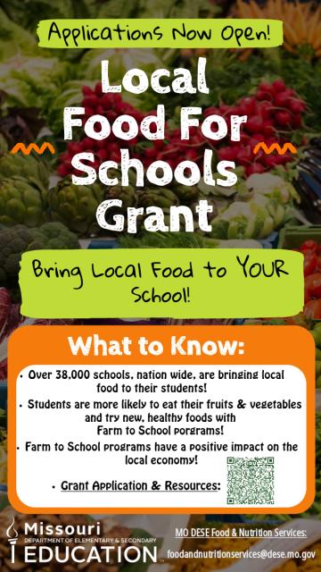 Local Food for Schools Grant