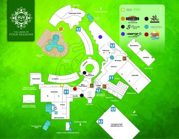 Lodge of the Four Seasons Resort map
