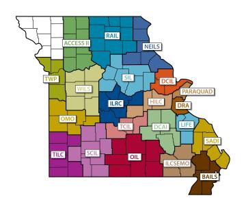 Missouri CIL Map