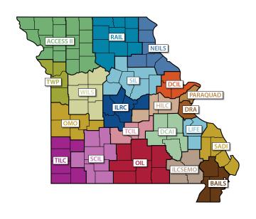 Missouri CIL Map