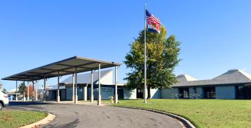 Front of Greene Valley School in Springfield